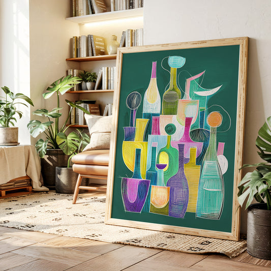 Colorful Bottles Share Secret Stories