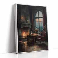 The Astronomer's Study at Dusk