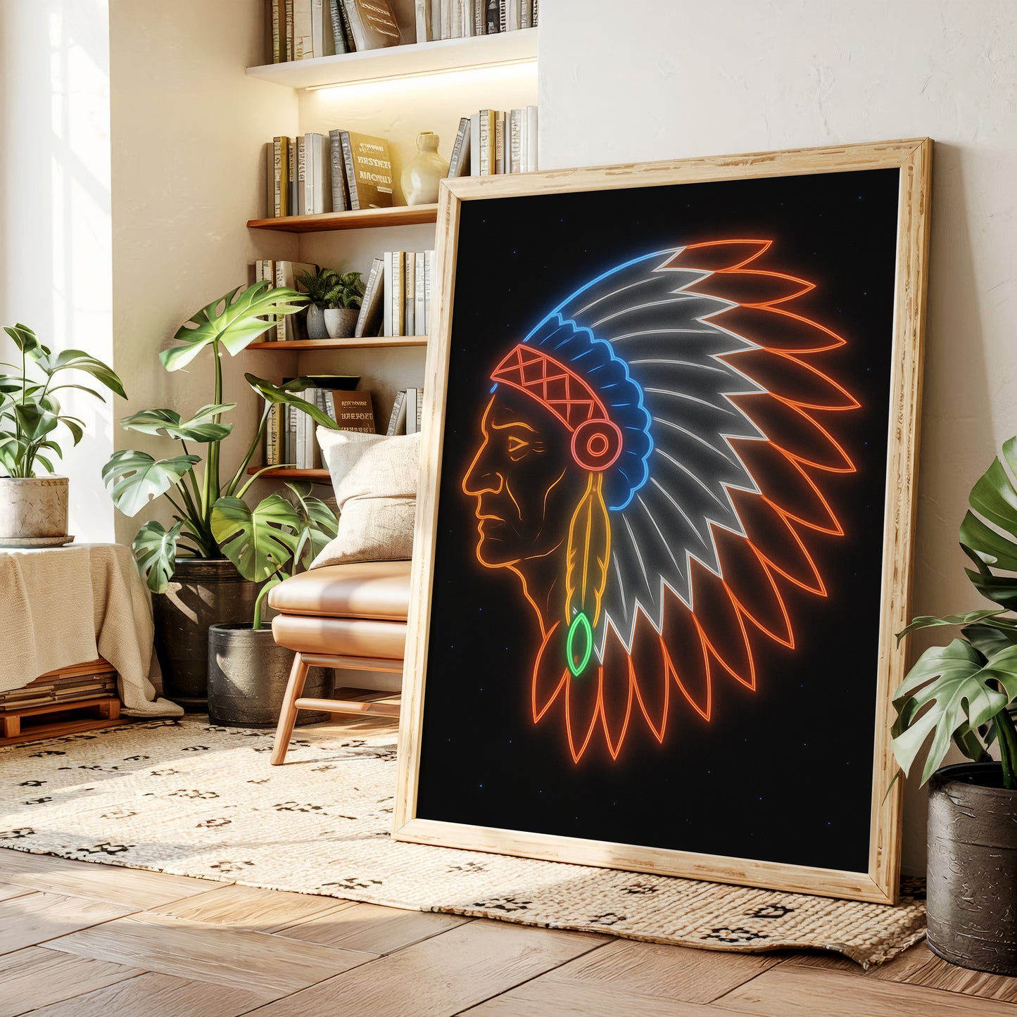 Neon Headdress Tribute
