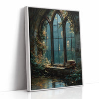 Rain on the Cloister Glass