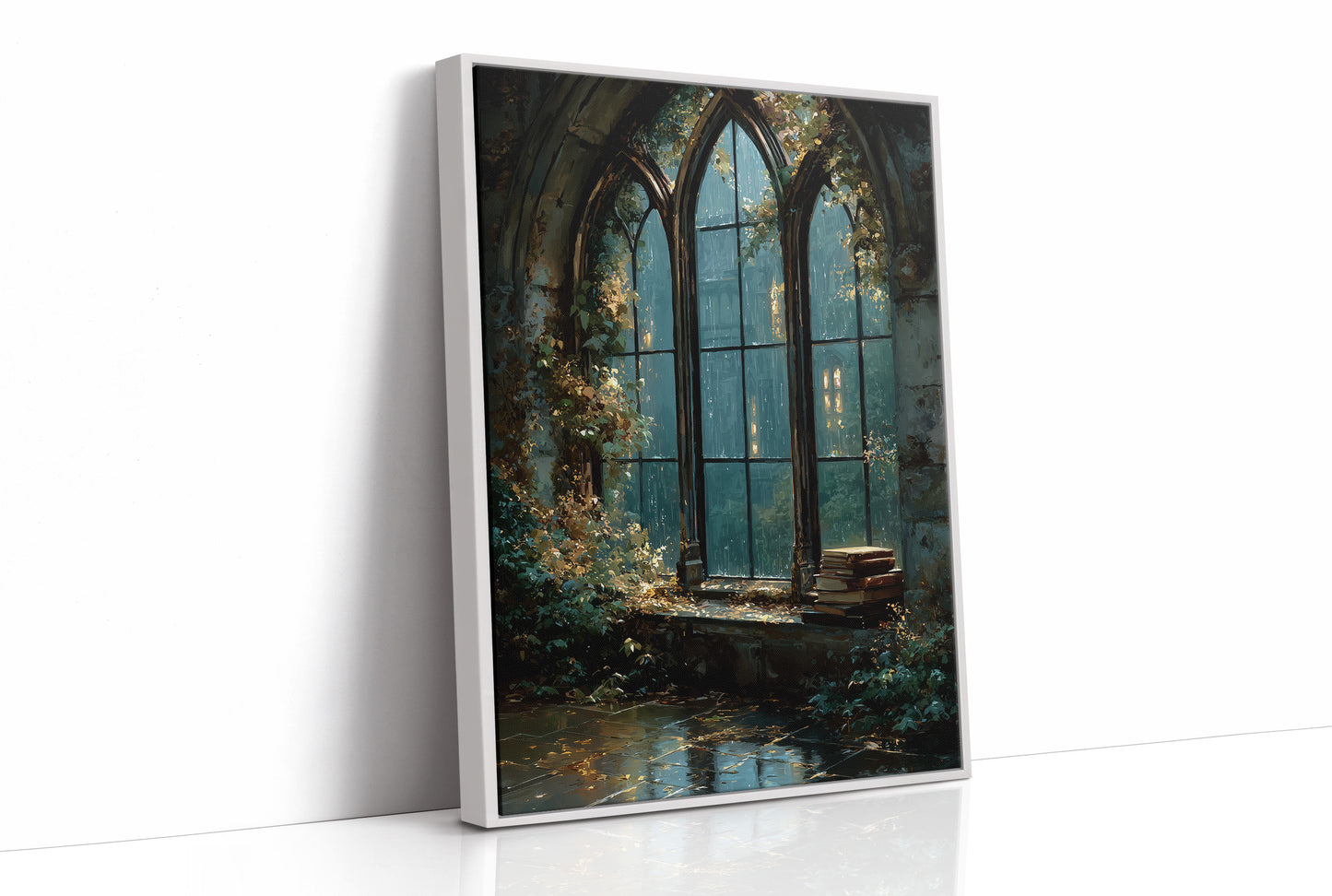 Rain on the Cloister Glass