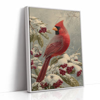 Winter Berries Feed Cardinal's Soul