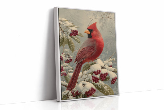 Winter Berries Feed Cardinal's Soul