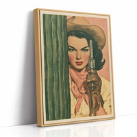 The Cactus Standoff: Vintage Pulp Cowgirl
