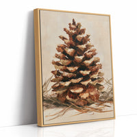 Pinecone Impasto Still Life