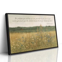 Blessing in Wildflowers Numbers 6:24