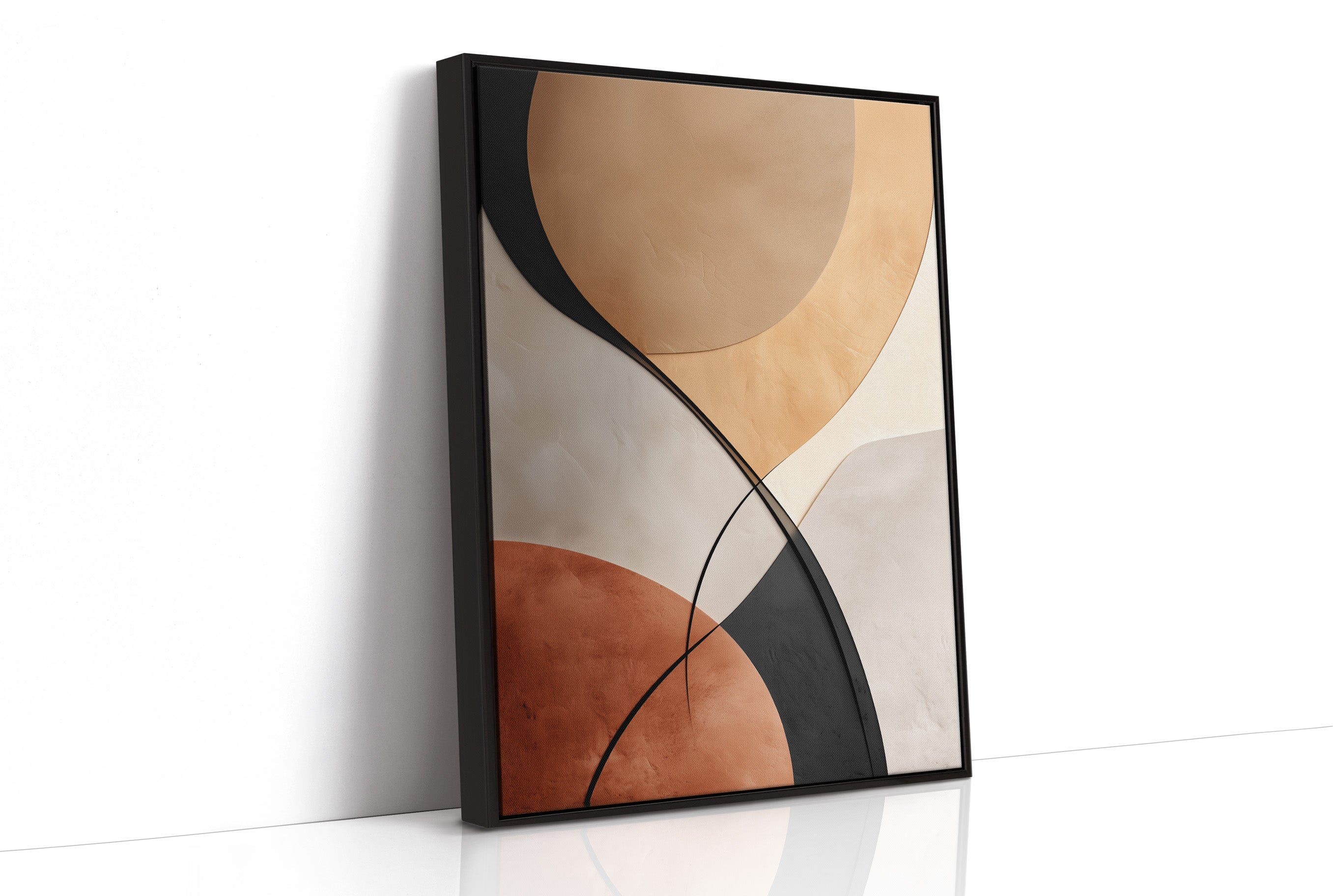 Curves Dance In Terracotta Light