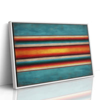 Sunset Stripes Across Desert Horizons