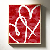 Crimson Lines Dance Their Passion