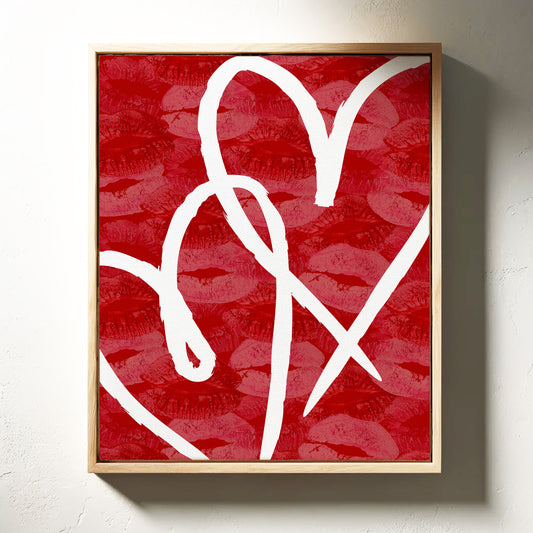 Crimson Lines Dance Their Passion