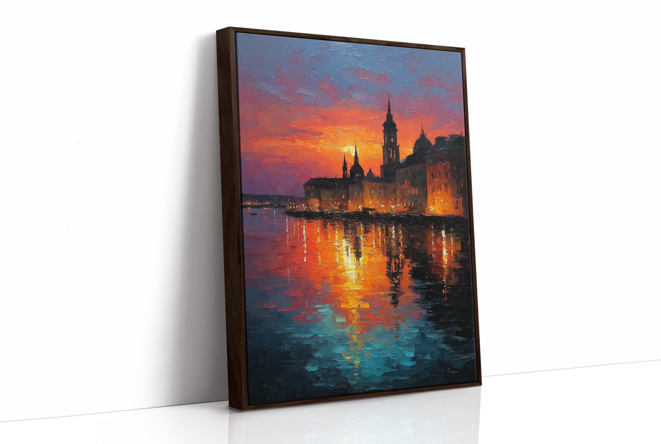 The City That Glows at Dusk