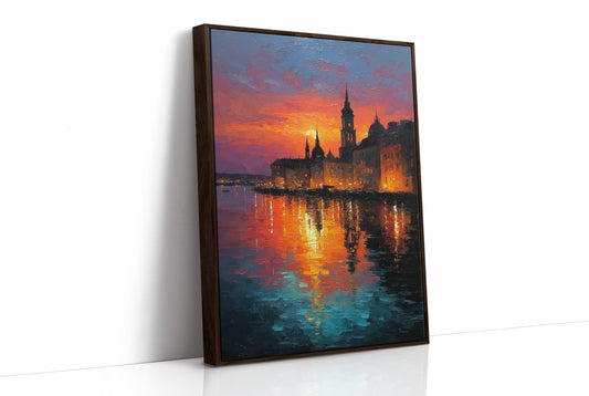 The City That Glows at Dusk