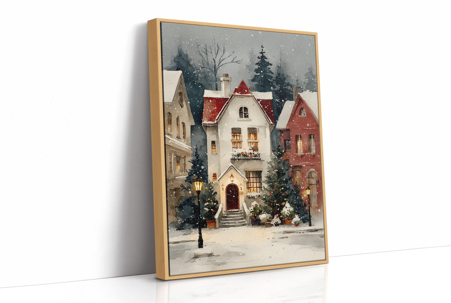 Snowfall on Main Street