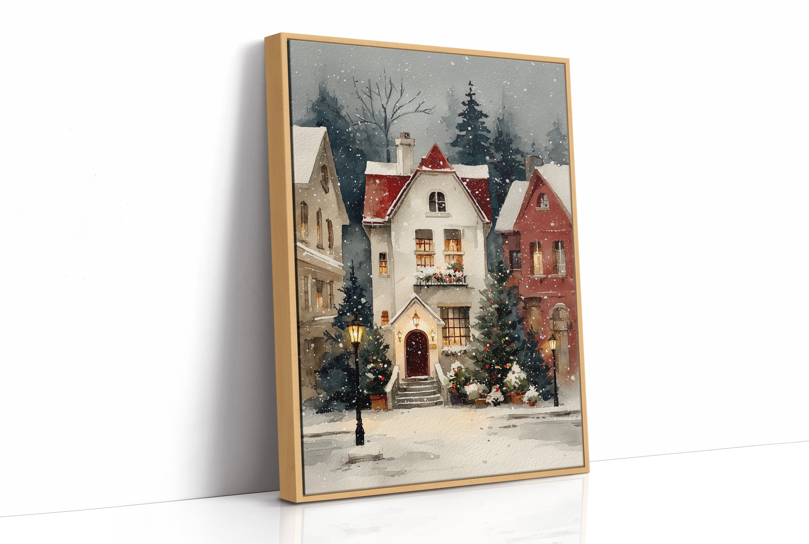 Snowfall on Main Street