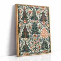 William Morris Style Pine Trees