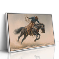 Wild Stallion Dances Through Dust