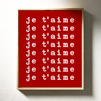 French Love Letters Paint Forever