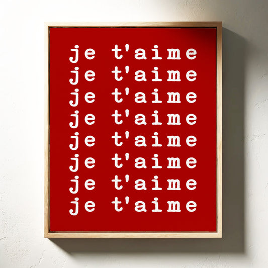 French Love Letters Paint Forever