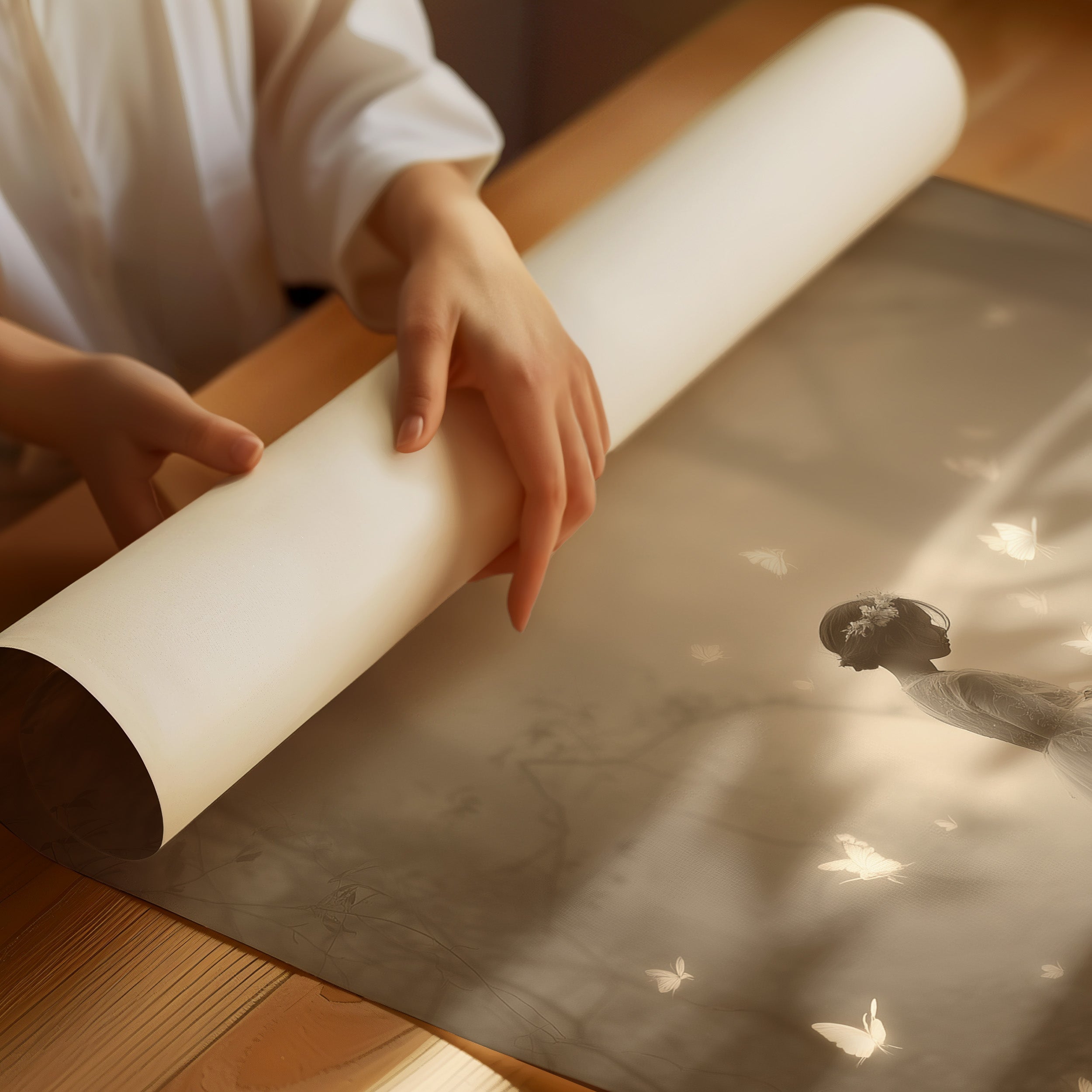 Between Mist And Butterfly Light