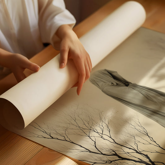 Between Barren Branches And Fog