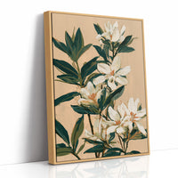 White Lily Botanical Painting