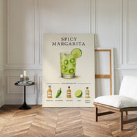 Spicy Margarita Cocktail Recipe Print