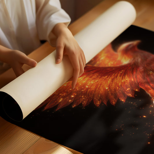 Phoenix Rising From Open Palms
