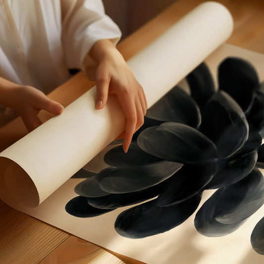 Monochrome Bloom in Shadowed Elegance