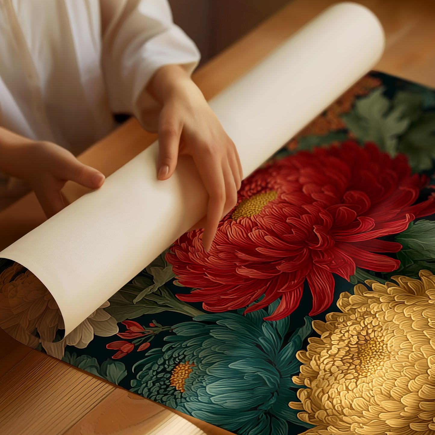 The Chrysanthemums Held Court