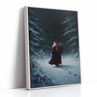 Santa Took the Quiet Path Through the Pines