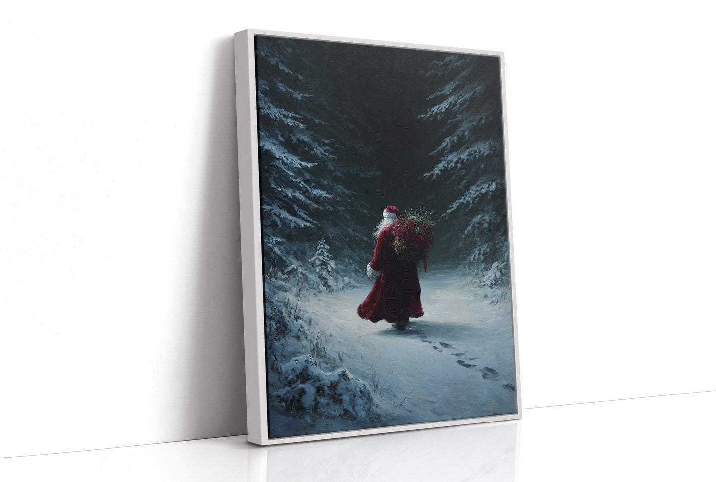 Santa Took the Quiet Path Through the Pines