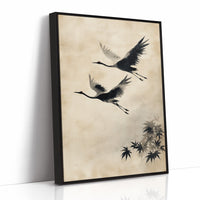 Cranes Paint Their Morning Dance