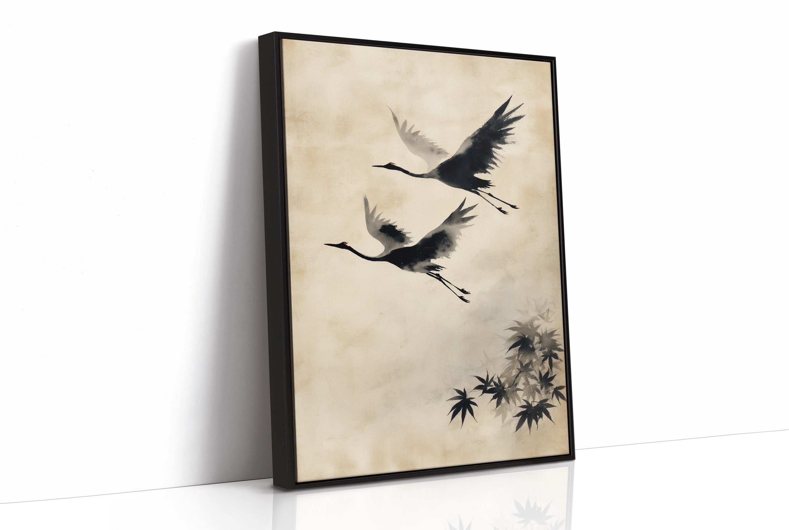 Cranes Paint Their Morning Dance