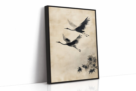 Cranes Paint Their Morning Dance