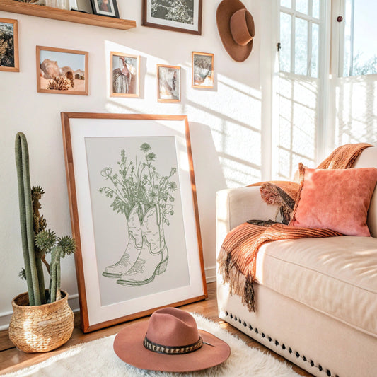 Wildflowers Dance In Leather Boots