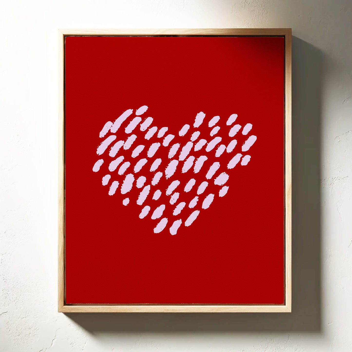 Brushstrokes Dance Into Love's Pattern