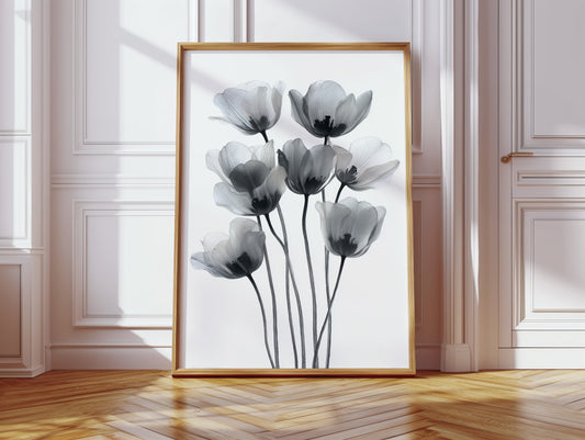 Tulips Dance In Silver Light