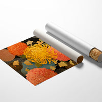 Chrysanthemums Dance In Golden Hour