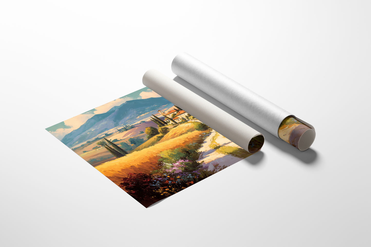 Golden Road to the Hillside Villa