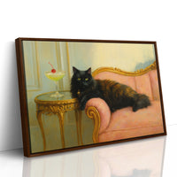 Regal Cat with a Cherry Martini