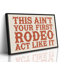 Not Your First Rodeo, Prove It