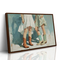 Summer Dresses Meet Cowgirl Boots