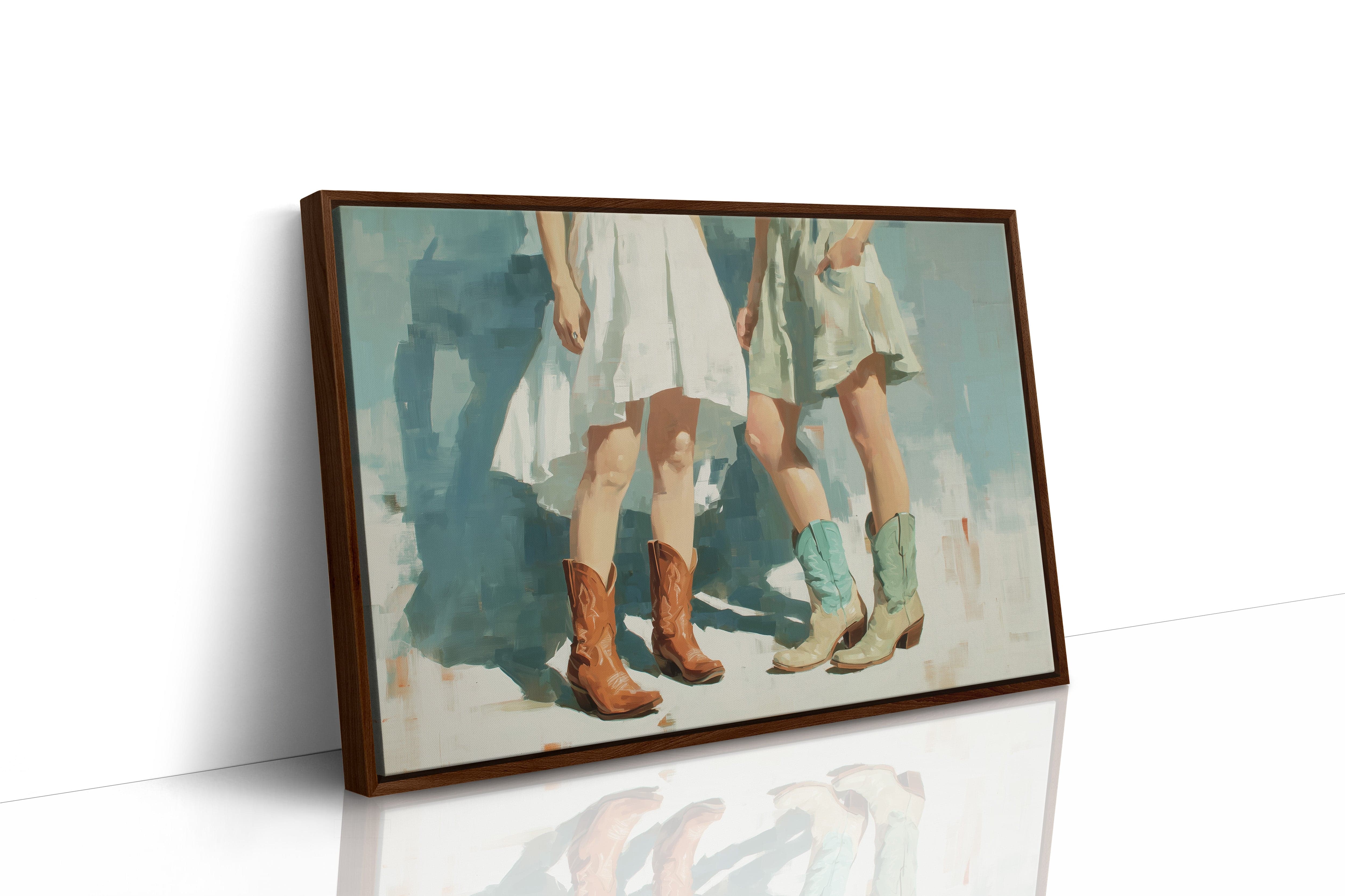 Summer Dresses Meet Cowgirl Boots