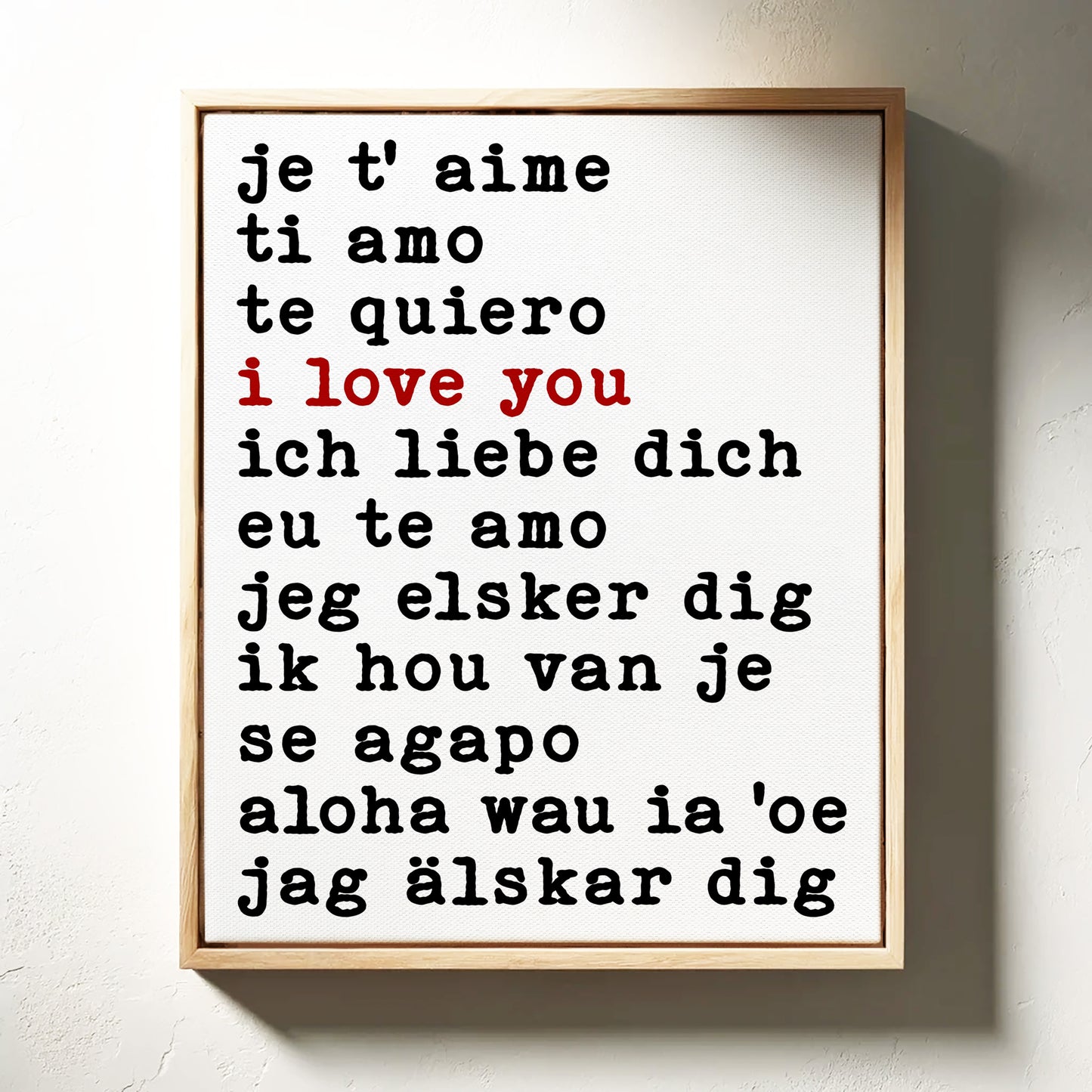Love Speaks In Every Language