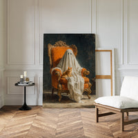 The Guardian in White Drapes