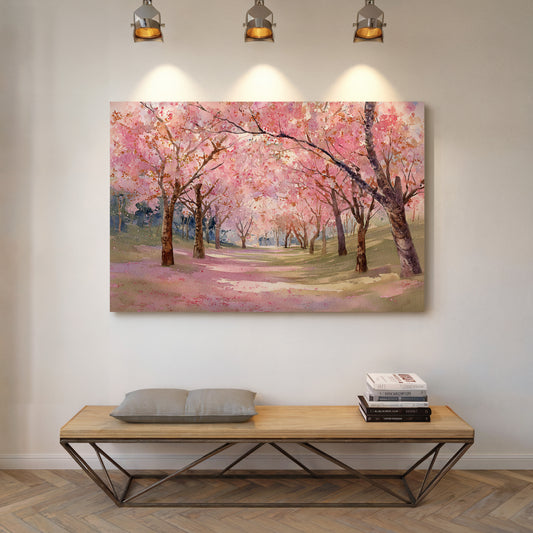 Cherry Path Leads To Spring