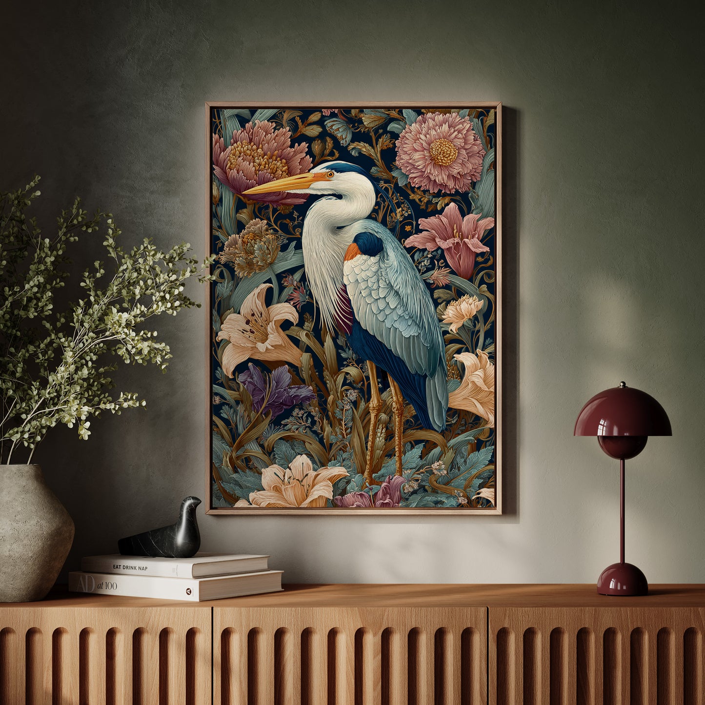 Elegance Amidst Flora's Embrace