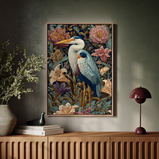 Elegance Amidst Flora's Embrace