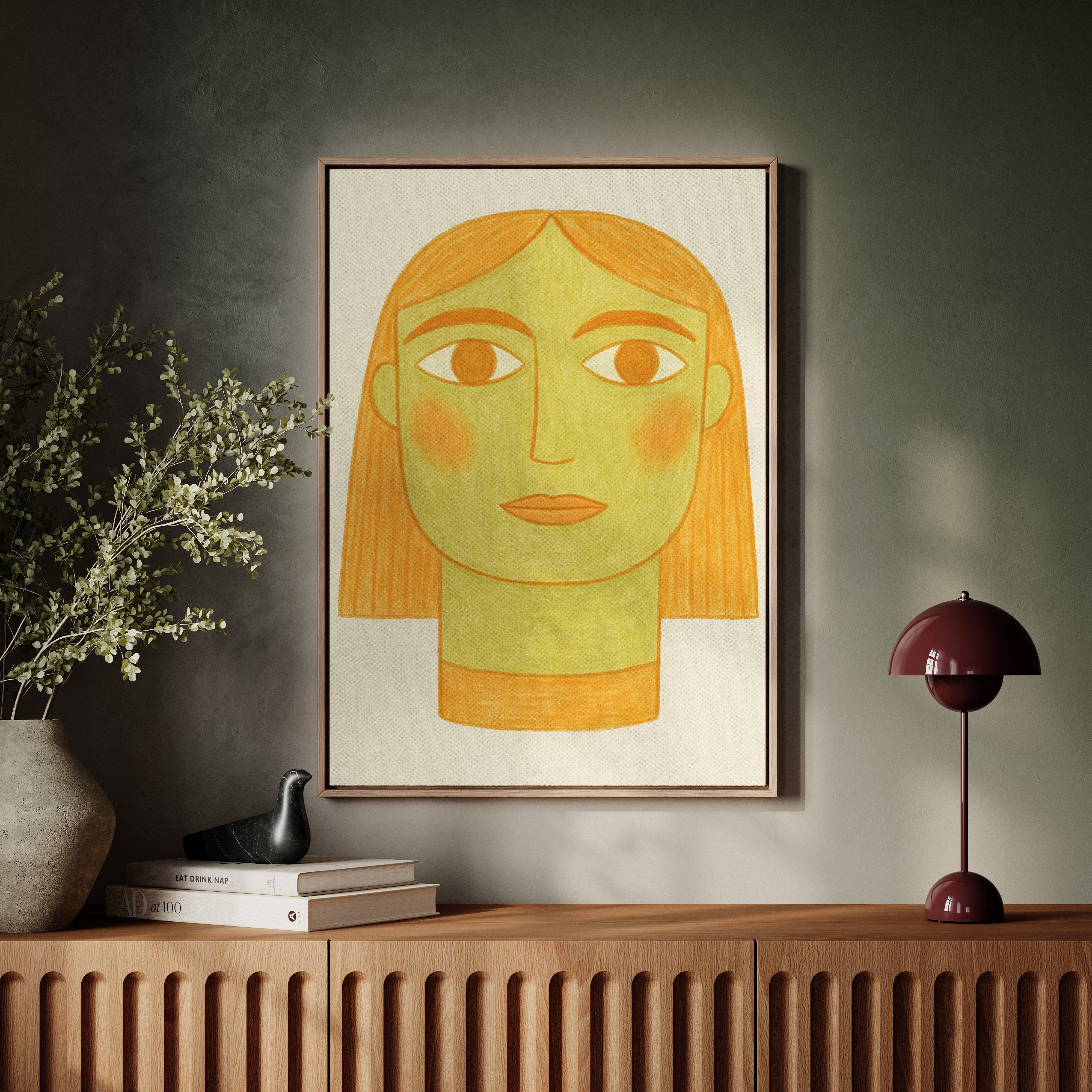 Citrus Dreams In Olive Light