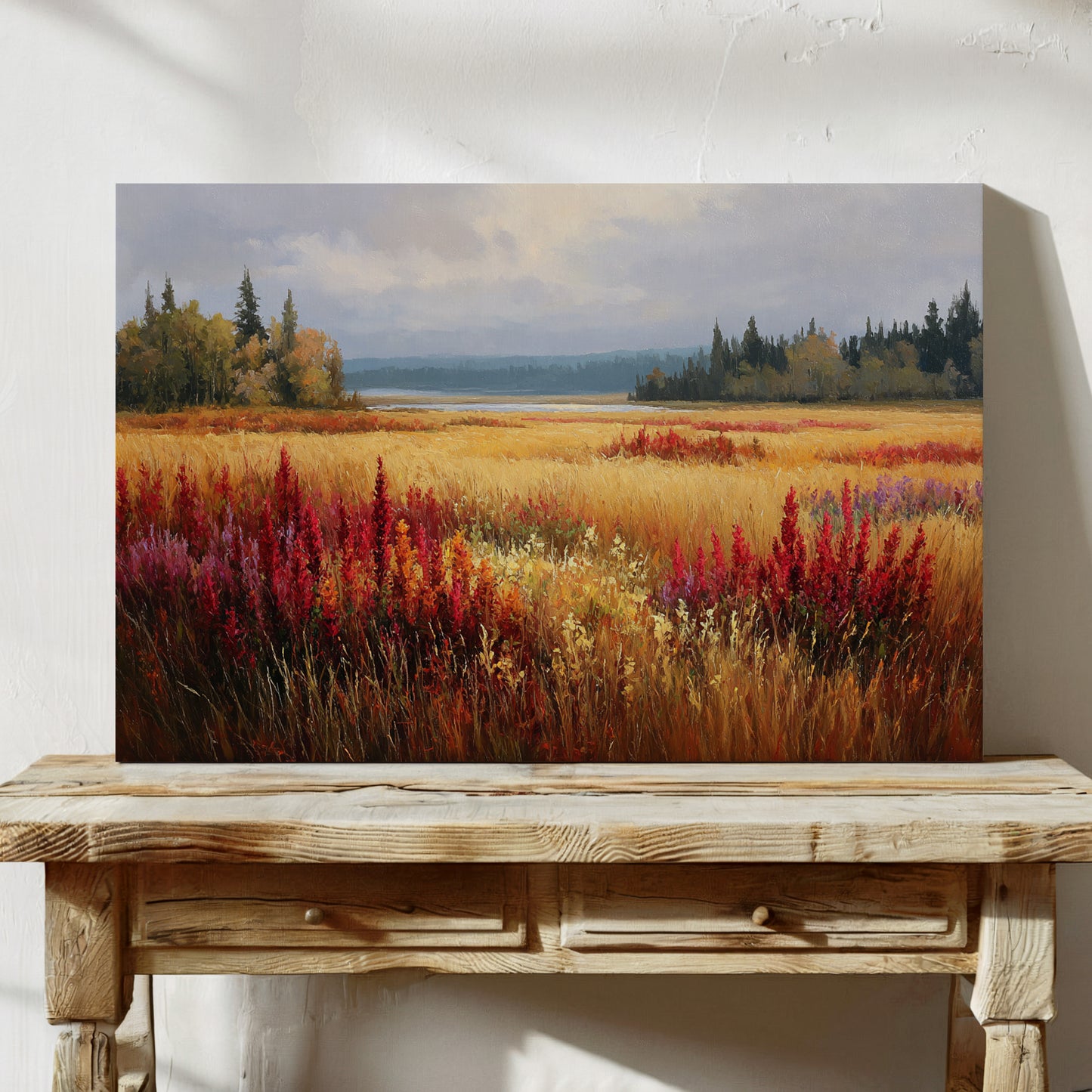 Crimson Meadows Paint October's Song